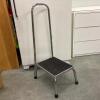 E.F. Brewer Company Chrome Medical Step Stool with Handle