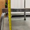E.F. Brewer Company Chrome Medical Step Stool with Handle - 5
