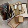 Assorted Picture Frames in Mixed Materials and Finishes