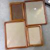Assorted Picture Frames in Mixed Materials and Finishes - 10
