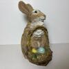 Easter Rabbit Figurine with Basket and Eggs - 2