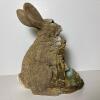 Easter Rabbit Figurine with Basket and Eggs - 3