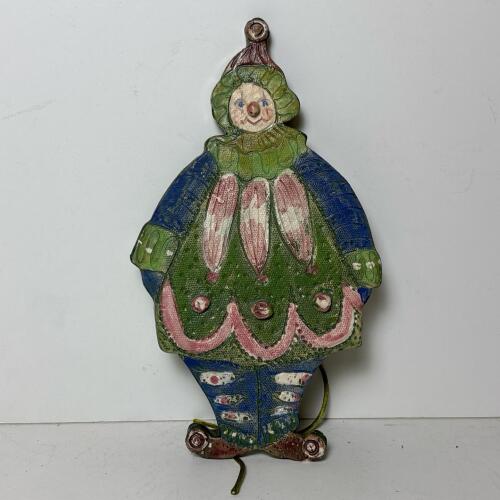 Handcrafted Ceramic Clown Wall Plaque