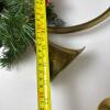 Brass French Horn Wall Decor & 3 Brass Bugle Candle Holders - 9