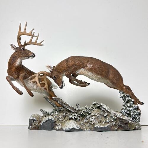Danbury Mint "The Challenge" Sculpture by James Stafford