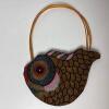 Beaded Fish-Shaped Handbag With Straps