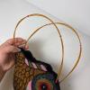 Beaded Fish-Shaped Handbag With Straps - 6