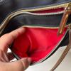 Dooney & Bourke Black Canvas Bag with Leather Trim - 6