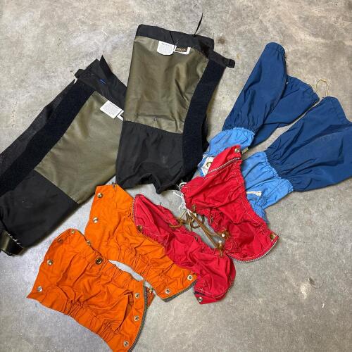 Outdoor Gaiters Lot: Gore-Tex, Sierra Designs, REI, Powderline