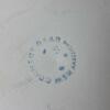 Stoneware Plate with Blue Dot Motif - 4