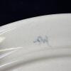 Stoneware Plate with Blue Dot Motif - 5