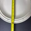 Stoneware Plate with Blue Dot Motif - 7