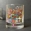 Culver Holiday and Starburst Pattern Lowball Glasses - 2