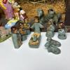 Wee Crafts Nativity Set with Wood Stable and Painted Figures - 6