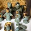 Wee Crafts Nativity Set with Wood Stable and Painted Figures - 8