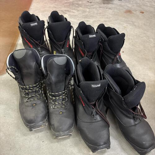Salomon and Karhu Cross-Country Ski Boots Assortment
