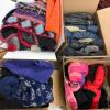Assorted Winter Gloves, Mittens, Hats, and Socks