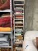 Cookbook Collection With Tall White Bookshelf