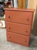 Three-Drawer Chest in Painted Wood