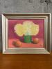 Framed Still Life Oil on Canvas Painting