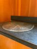 Glass Plate With Pressed Leaf Design - 2