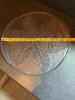 Glass Plate With Pressed Leaf Design - 3