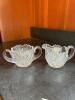 Glass Lot: Bowls, glasses, platter - 6