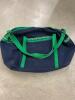 De Lanthe Canvas Duffel Bag with Green Sheep Trim