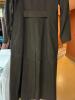 Italian Merino Wool Brown Double-Breasted Long Wool Coat - 7
