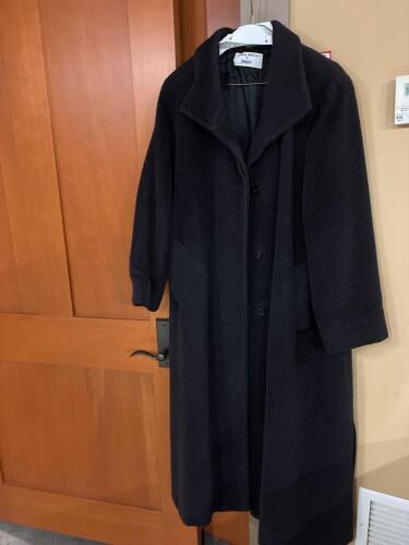 Cinzia Rocca for Neiman Marcus Long Pure Baby Llama Coat