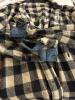 L.L.Bean Maine Guide Shirt Black Buffalo Check Wool - 3