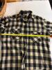L.L.Bean Maine Guide Shirt Black Buffalo Check Wool - 5