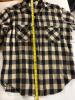 L.L.Bean Maine Guide Shirt Black Buffalo Check Wool - 6