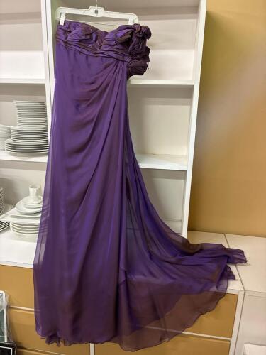One-Shoulder Evening Gown by Teri Jon