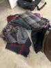 Wool Fabric Remnants Assorted Plaid and Solid Patterns - 2