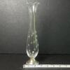 Weighted Sterling Silver Glass Bud Vase - 5