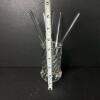 Glass Stir Sticks with Pressed Glass Holder - 5