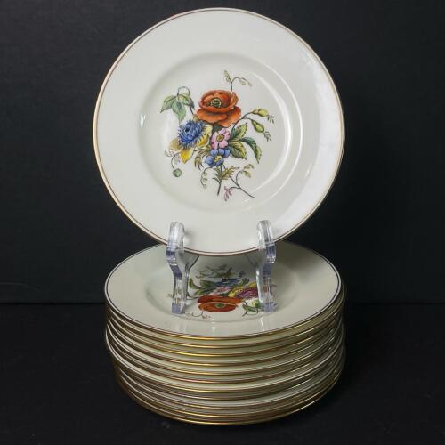 Wedgwood Bone China Floral Dessert Plates