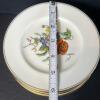 Wedgwood Bone China Floral Dessert Plates - 6