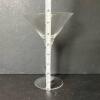 Martini Glasses With Red Accent Stems - 4