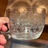 Etched Glass Stemware, Tumblers, Cups, and Decanter - 3