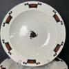 Ahwahnee Geometric Art Deco-Style Soup Bowls - 2