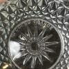 Vintage Pressed & Etched Glass Dessert Bowls, Cups, and Footed Bowl with Ladle - 10