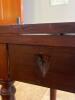 Antique Heppelwhite Sheraton Drop-Leaf Game Table in Federal Style c. 1800 - 11