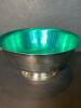 Gorham Silver Original Green Enamel Bowl