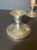 Trio of Weighted Sterling Silver Candlesticks - 4