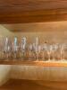 Etched Glass Stemware in Mixed Vintage Styles