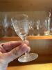 Etched Glass Stemware in Mixed Vintage Styles - 2