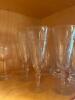 Etched Glass Stemware in Mixed Vintage Styles - 6