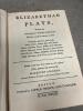 Elizabethan Plays Edited by Hazelton Spencer 1933 - 5